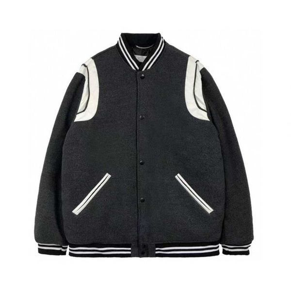 

men women designer luxury slp baseball uniform jackets panelled patchwork mens brand jacket windbreaker coat outdoor streetwear clothes over, Black;brown