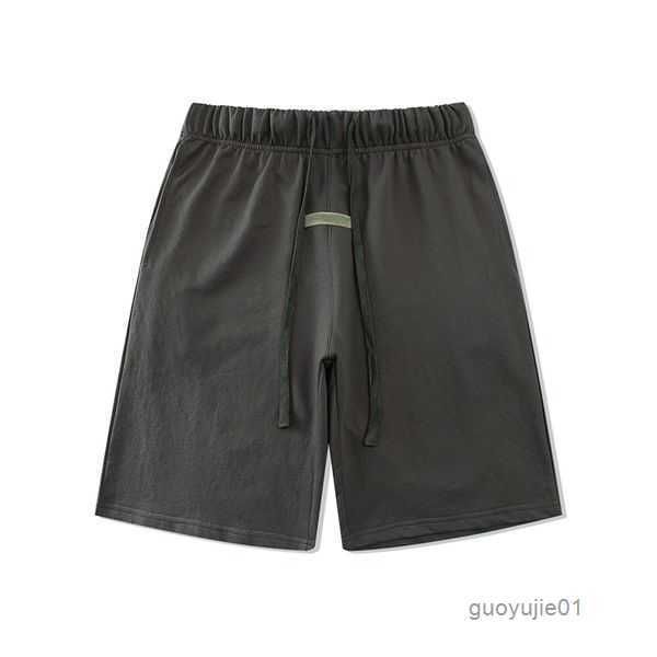 

mens womens designer essentail shorts clothing apparel essen cotton sports fashion short street style tide knee length essent us size s-xl g, White;black