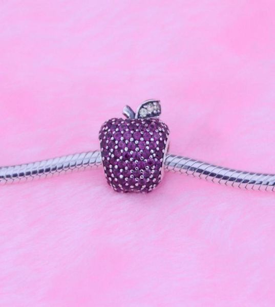 

loose beads fits apple p bracelets silver pave balls zirconia new original 925 sterling silver charm jewelry diy for women wholesale9223979, Black