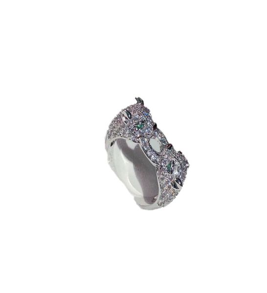

personality domineering double leopard head ring women039s ring luxurious dance bracelet giving gifts golden 7844389, Silver