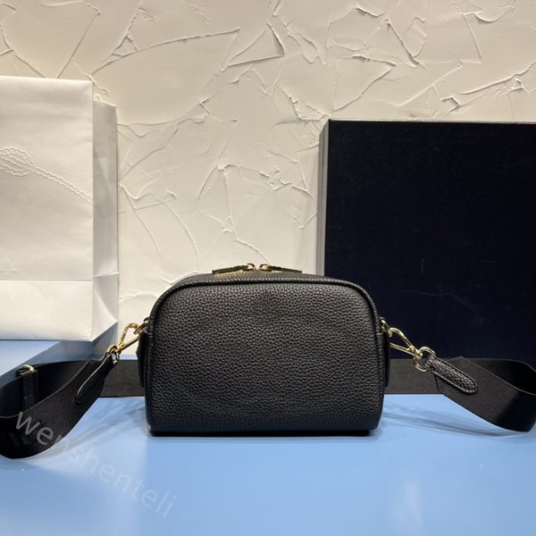 

prad designer shoulder bag elegant clean lines design 10a handmade leather crossbody bag classic all-match luxurys credit card holder zippy