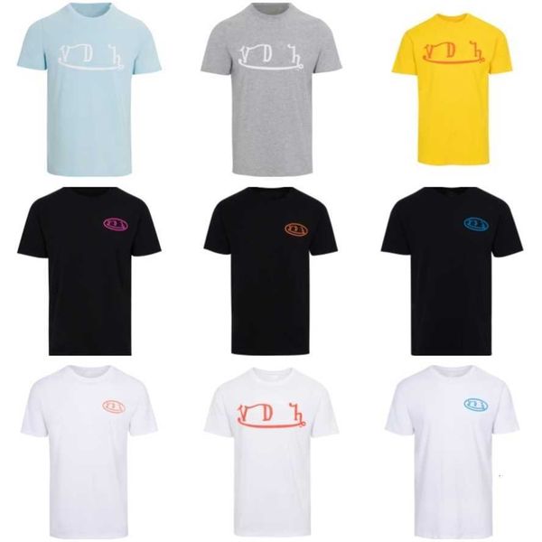 

men's t-shirts vons tees mens casual dutchs t-shirt summer slim letter printed short sleeve fit breathable crew neck accessory 9bnh, White;black
