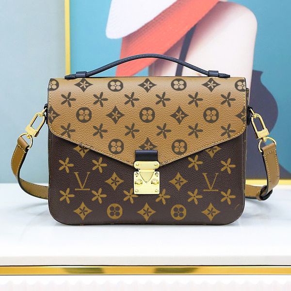 

luxurys designer messenger metisn m44875 clutch bags women totes briefcases zipper hand handle vintage bag men genuine leather crossbody sho
