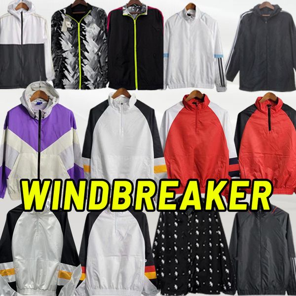 

windbreaker 2023 2024 juventus soccer tracksuits di maria vlahovic kean pogba chiesa mckennie locatelli jerseys 23 24 juve training tracksui, Black