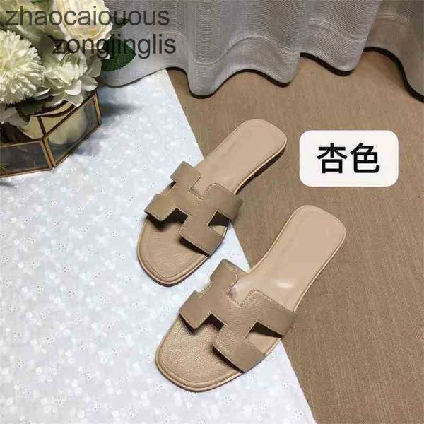 

slipper h oran shoes slippers bear women organ sandal 2023 designer designer summer wear leater flat soes beac krnr