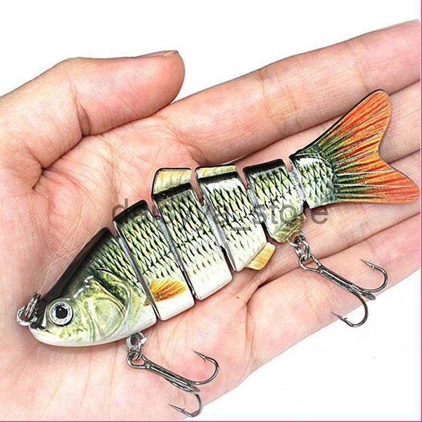 

baits lures aorace fishing wobbler lifelike 6/7 segment swimbait crankbait hard bait slow 10cm 17g 15g isca artificial lures fishing tackle