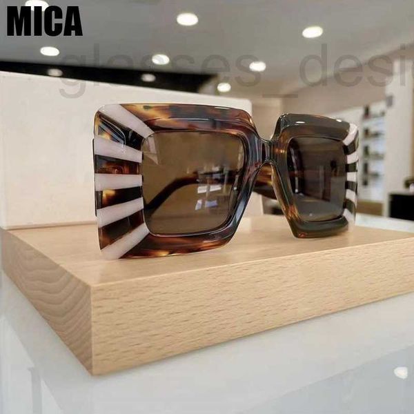 

sunglasses designer 2023 new luxury brand women's oversize shield handmade eyeglasses for female elegant vintage uv400 glasses gmef, White;black