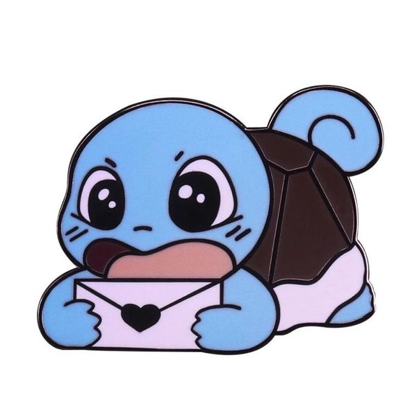 

cute anime movies games hard enamel pins collect metal cartoon brooch backpack hat bag collar lapel badges women fashion jewelry s4938103, Blue