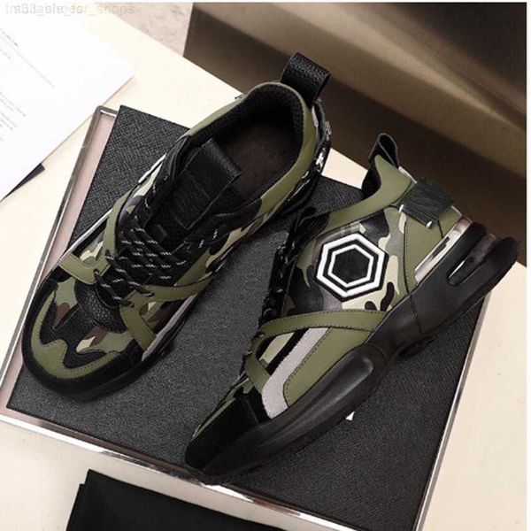 

starbags pp italian original skeleton men's shoes latest high-end leather fashion all-round belt counter philipps pleins size38-45, Black