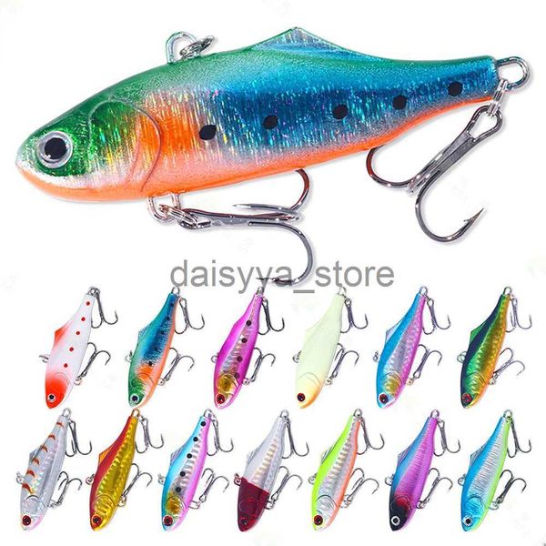 

baits 1pcs winter hard sea fis 7cm 24g winter vib long ssinking vibration wobblers crankbait isca artificial x0726