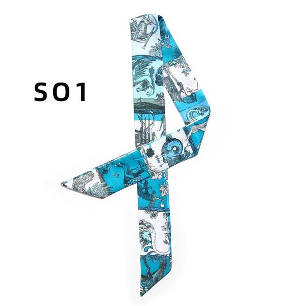 

fashion blogger designer jewelry norse mythology printed twill binding bag handle scarf headscarf bandanas durag wholesale dj55, Blue;gray