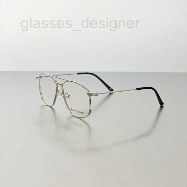 

fashion sunglasses frames designer paris new light luxury metal polygon flat glasses frame women's and men's bb0198o anti blue zp0, Black