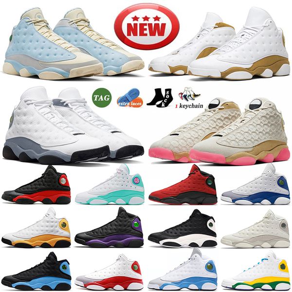 

13s solefly original basketball shoes j13s jumpman13 sports 36-47 men women black flint playoffs university blue dmp wolf grey hyper royal t