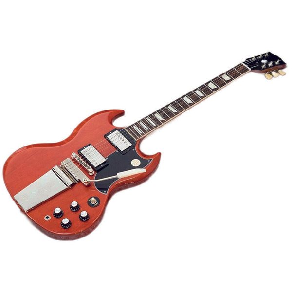

sg standard 61 w maestro vibrola vintage cherry electric guitar