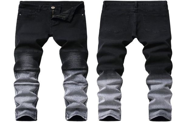 

skinny mens distressed jeans cool men jeans stretch slim fit denim biker jeans hip hop men streetwear 18006782171, Blue