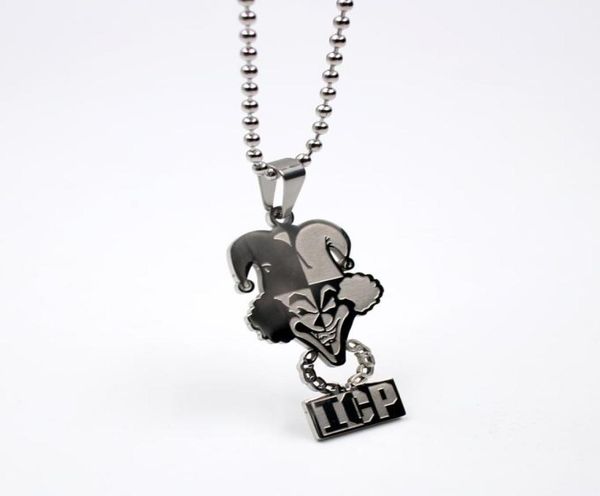 

carnival of carnage insane clown posse twiztid icp psychopathic records charm stainless steel pendant 30inch ball necklace4187476, Silver