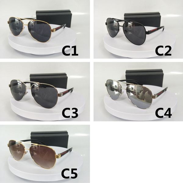 

luxury men's sunglasses driving sun glasses for men women brand designer male vintage pilot sunglasses uv400 eyewear, White;black