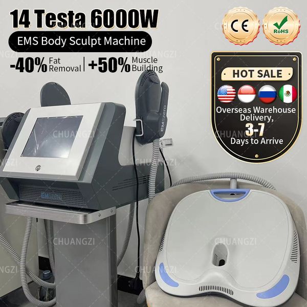 

emszero ems body sculpt muscle stimulator 6000w hi-emt 14 tesla high intensity slimming fitness equipment