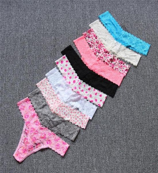 

women039s panties 10 pcs lot voplidia vs thongs and g strings lace tback underwear female seamless lingerie95127714264787, Black;pink