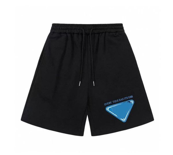

designer shorts mens printed triangle letter casual shorts loose capris loose summer fashion beach pnats trend sports shorts basketball pant, White;black
