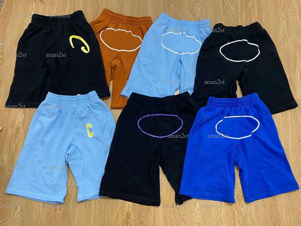 

mens cargo shorts summer cropped pants streetwears clothing quick drying multi pocket skateboarding demon printed sweatpants a13, White;black