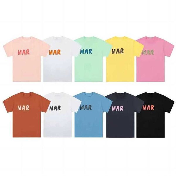 

2023 designer fashion marn sunmmer t shirts tshirts fashion letter printing short sleeve lady tees luxurys casual clothes t-shirts clothing, White;black