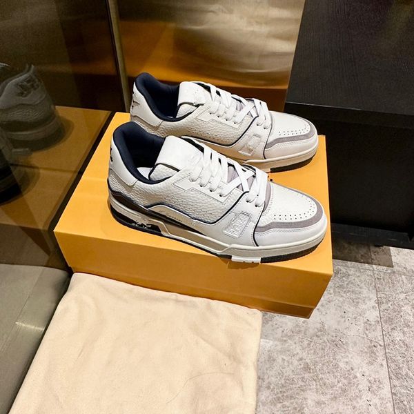 

designer stage leather increased casual shoes fashionable sports fashion platform mens womens luxury velvet suede white lace 0725, Black