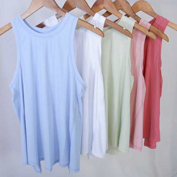 

lulu vest tank yoga open up tie back tee yoga women crop woman sports fitness vest breathable sleeveless summer shirts