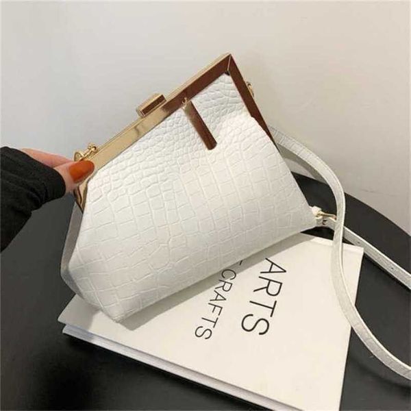 

2023 new luxury bags spring women clip irregular messenger stone shoulder