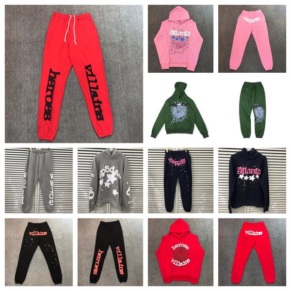 

fashion sp5der hoodies 55555 designer men's hoodies women men hoodie printing graphic web sweatshirts eur size, Black