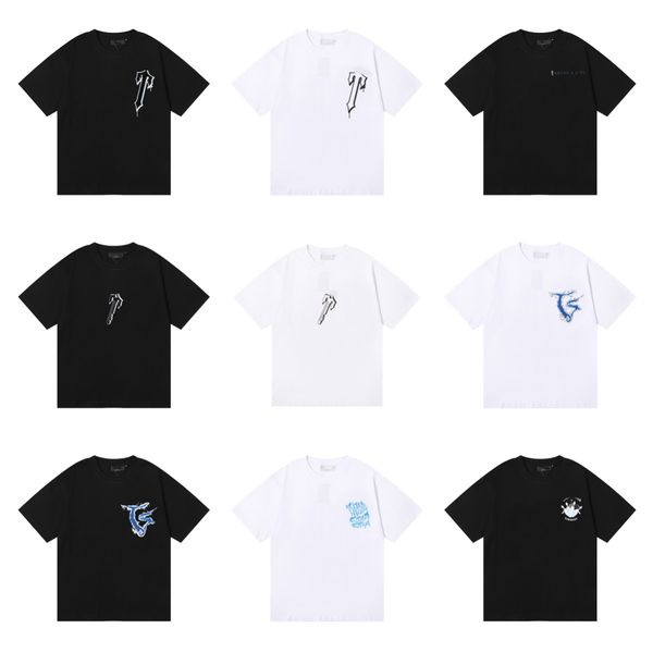 

summer fashion brand designer trapstar t shirts short sleeve crew neck streetwear white black hip hop shirt womens tee england clothing