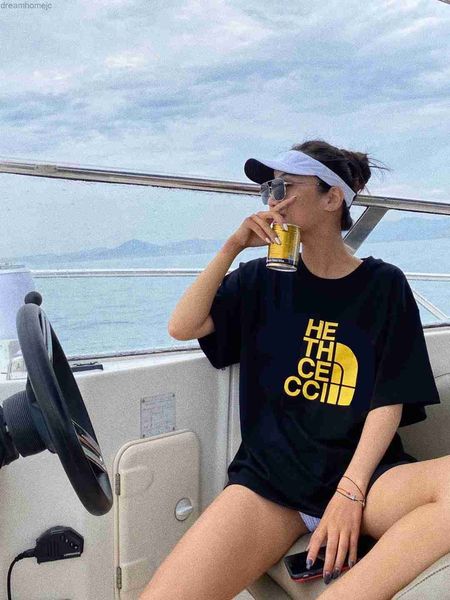 

2023 summer new print shirts for women harajuku short sleeve o neck streetwear t-shirt large woman t shirts t-6, White