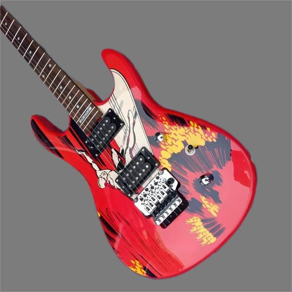 

spot oem 6-string electric guitar, glossy rose wood fingerboard, 698