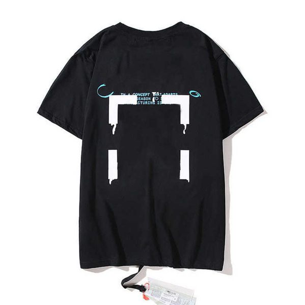 

luxury classics men's t shirts brandoff t-shirts fashion offer back arrow x printd men women eur size tees couples sport fat t-shirt h, White;black