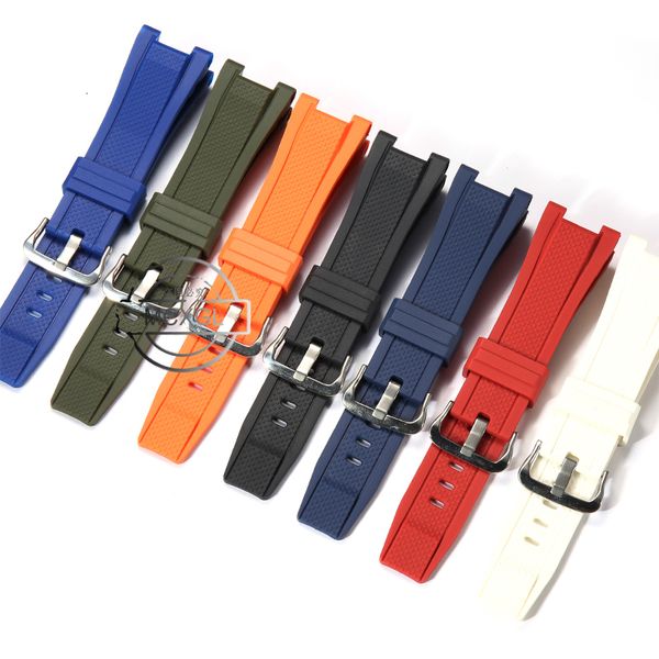 

watch bands resin strap suitable for casio gshock gstb100 gst210 gstw300 mens sports waterproof silicone band bracelet 230727, Black;brown