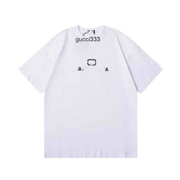 

letter men's wrinkle 03-06 clothing design balencaigaly t-shirts womencotton balencigaly proof printed men's casual couple t-shirt, White;black