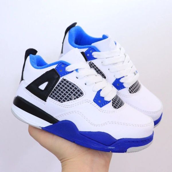 

jumpman 4 kids designer shoes children 4s basketball shoes obsidian del sol reverse toddlers jordons sports sneaker bred hyper royal starfis, Black
