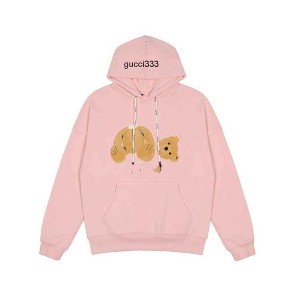 

palms sweatshirts casual embroidered balencaigaly wrinkle letters sweatshirts balencigaly men's hoodies men's palm fashion winter, Black