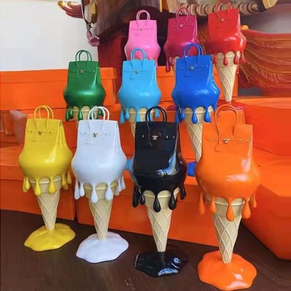 

Decorative Objects Figurines Nordic Baby Birkream Crafts Statue Art Angels Ice Cream Decoration Bag Sculpture Accessorie Home Living Room Desk Decor 230727