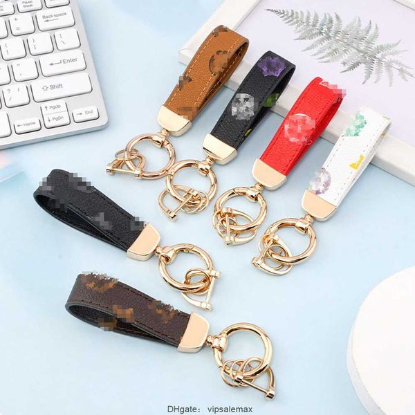 

creativity presbyopia print car keychain bag pendant charm jewelry keyring holder for men gift fashion pu leather flower grid design metal k, Silver