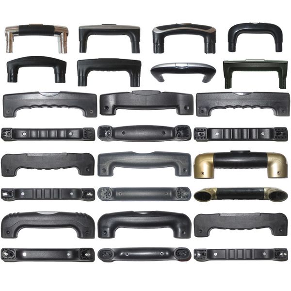 

bag parts accessories accessories repair part telescopic suitcase luggage push handle rod holders feet foot pad trolley password lock univer, Black
