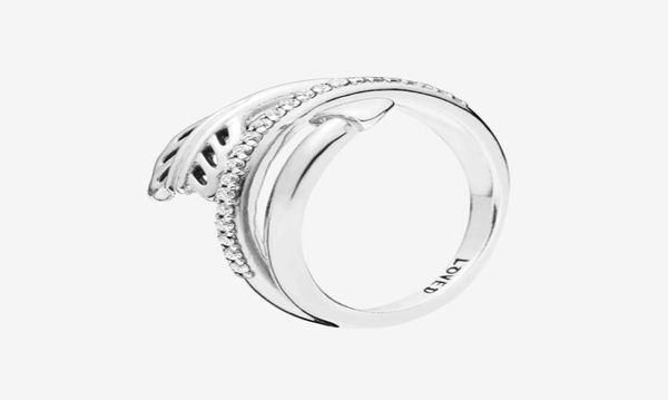 

new wrap-around arrow ring women men couple's jewelry with original gift box for 925 sterling silver love ring7562845, Slivery;golden