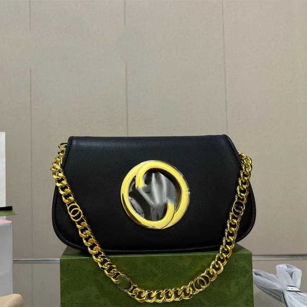 

2023 factory direct sales family blondie circular interlocking double women's shoulder backpack