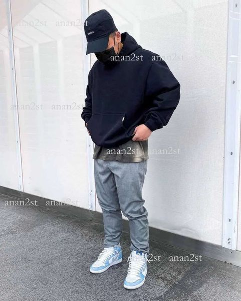 

hoodies sweatshirts designer letter men's niche tide brand wild high street casual american loose couple hooded sweater coat clothesx, Black