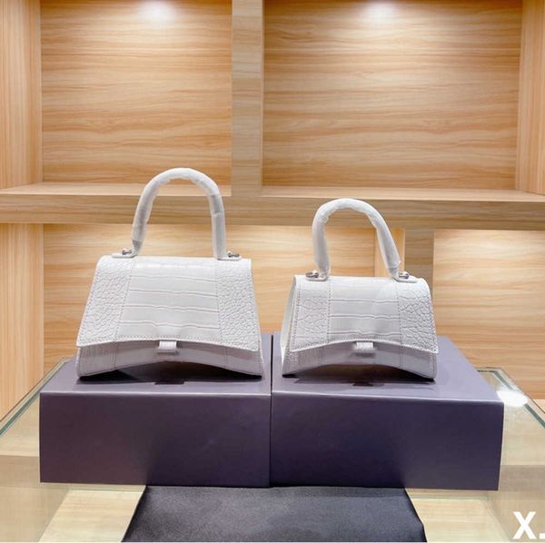 

5a luxury designer bags women crocodile leather shoulder women's chain cross body purse handbag moon totes beach bags wallet