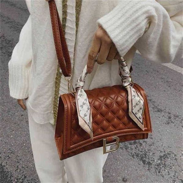 

2023 new luxury bags version style silk scarf portable oblique cross shoulder