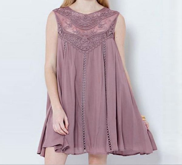 

dress women elegant sweet chiffon mini dress party solid sleeveless slim summer dresses vestidos white 1162101786, Black;gray