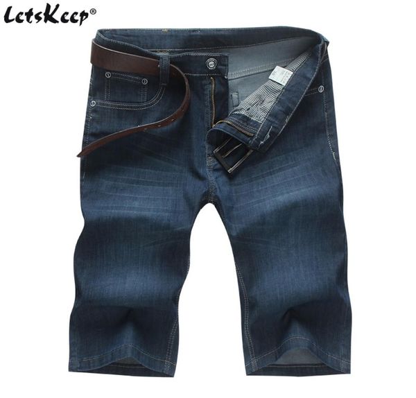 

letskeep baggy jeans shorts men summer casual stretch short jeans mens loose demin shorts size 44 46 48 50 52 plus size ma4048209854, Blue
