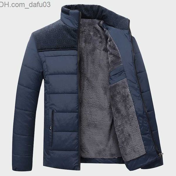 

men's down parkas men's thick coats winter warm male jackets padded casual hooded thermal parka new men overcoats mens brand cloth, Black