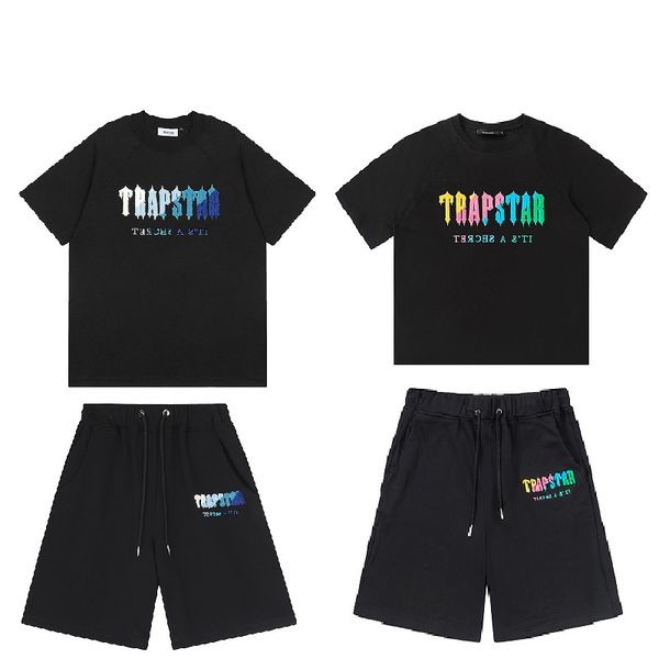 

tracksuit designer tracksuit mens shirts shorts summer gyn sport short sleeve cotton tracksuit 2 piece dress s-xl, Black